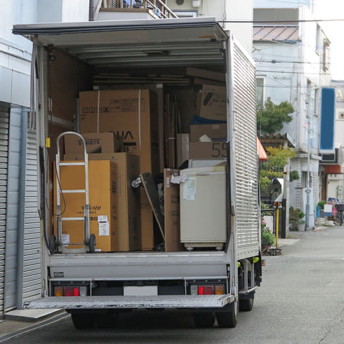不要家電引き取り